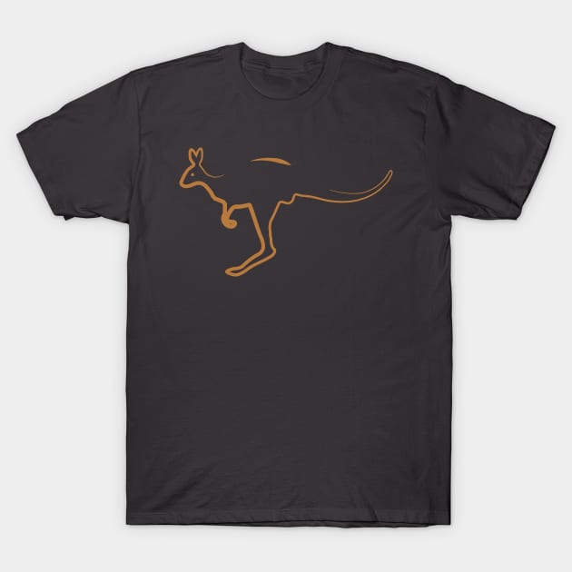 Animal design kangaroo T-Shirt by Chaoscreator
